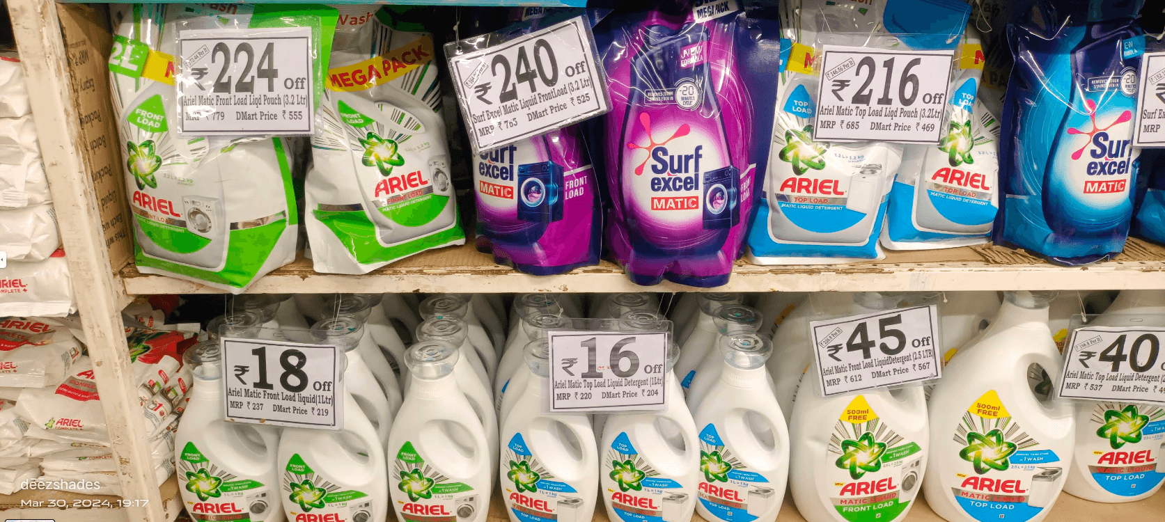 Cleaning & Detergents